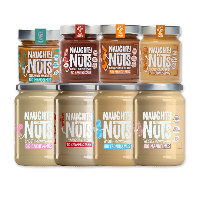 Naughty Nuts Nussbutter Großes Nussmus Bundle