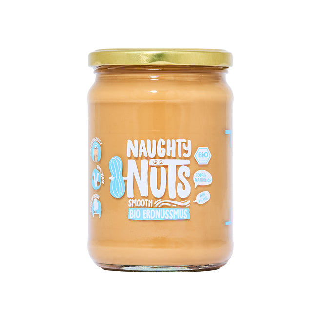 Bio Erdnussmus Smooth (500g Glas)