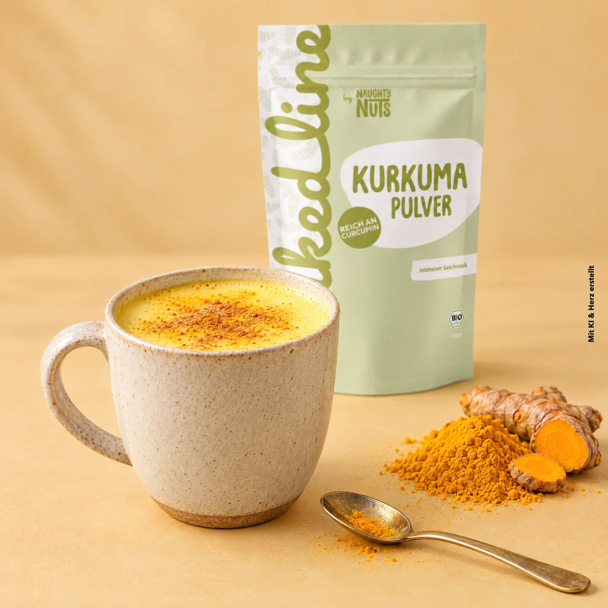 Golden Milk mit Kurkuma aus dem Daily Ritual Bundle.