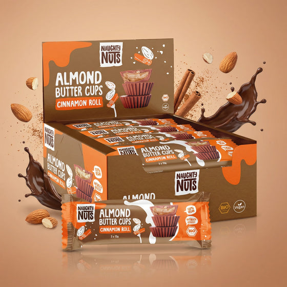 Bio Almondbutter Cups Cinnamon Roll