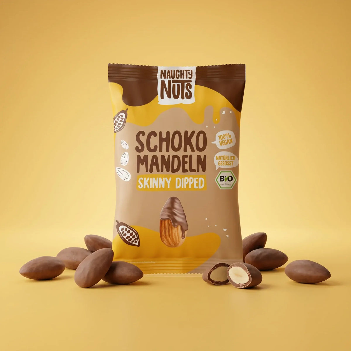 Bio Schoko Mandeln in der 10er Box