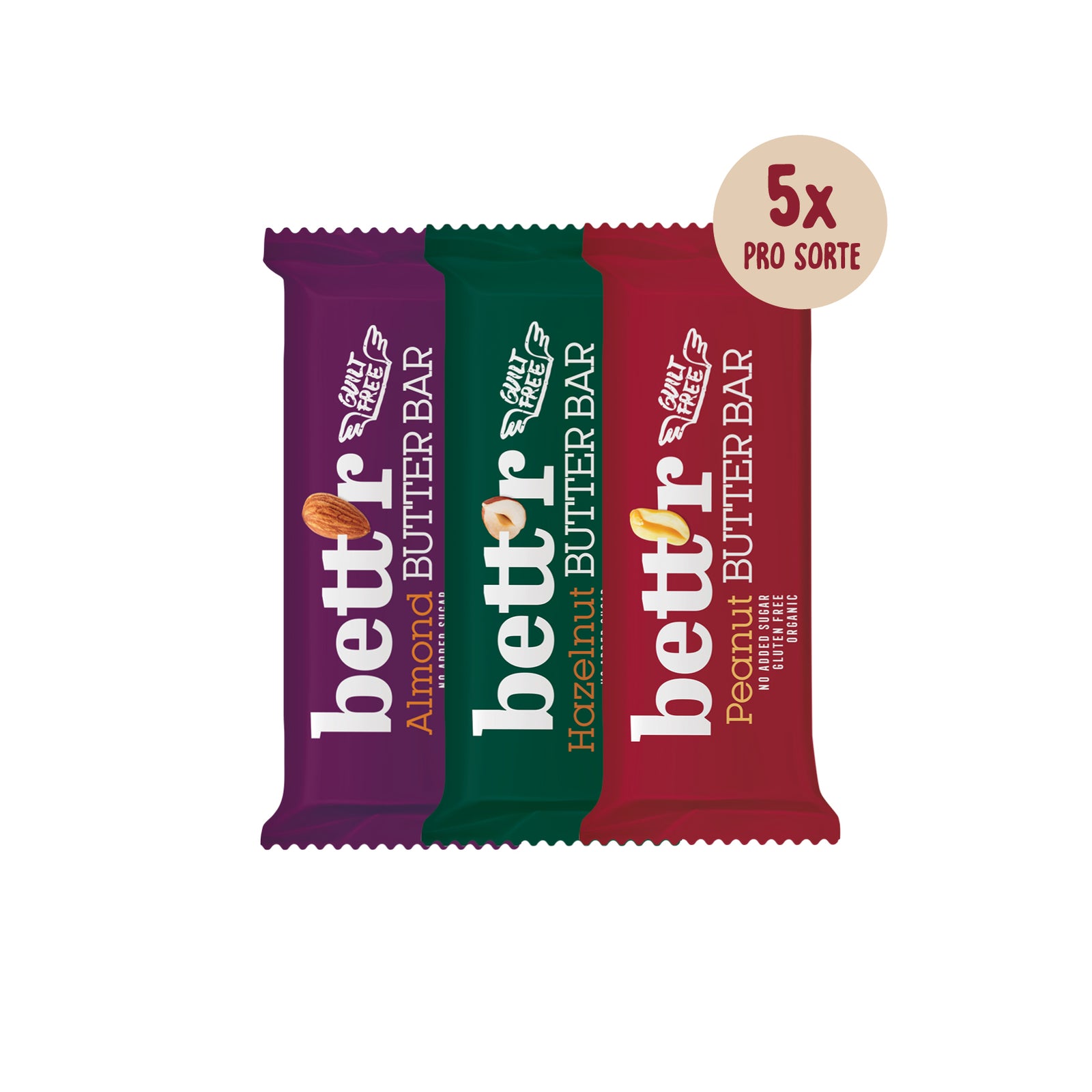 Bio Nussmus-Riegel Mixed Box (15 Riegel)