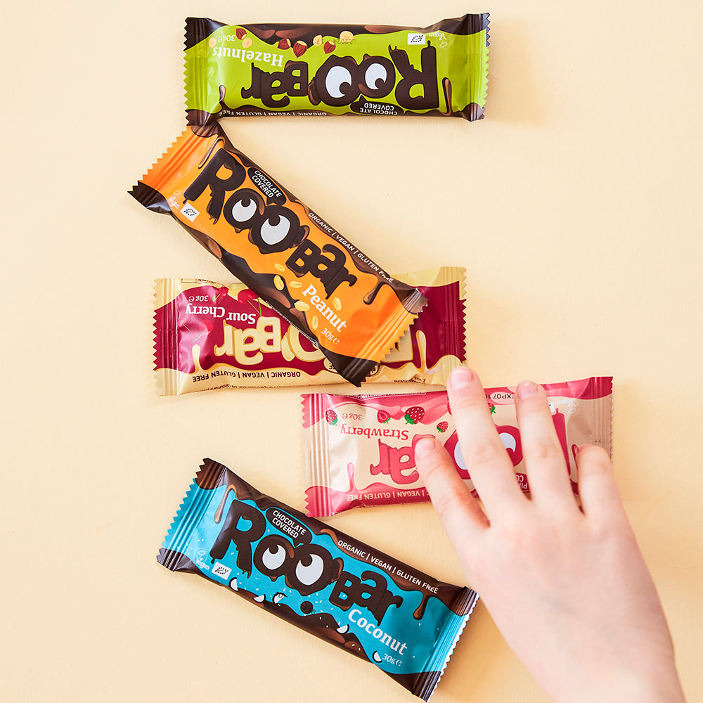 Probierpaket Schokoriegel Roobar  (15 Riegel)