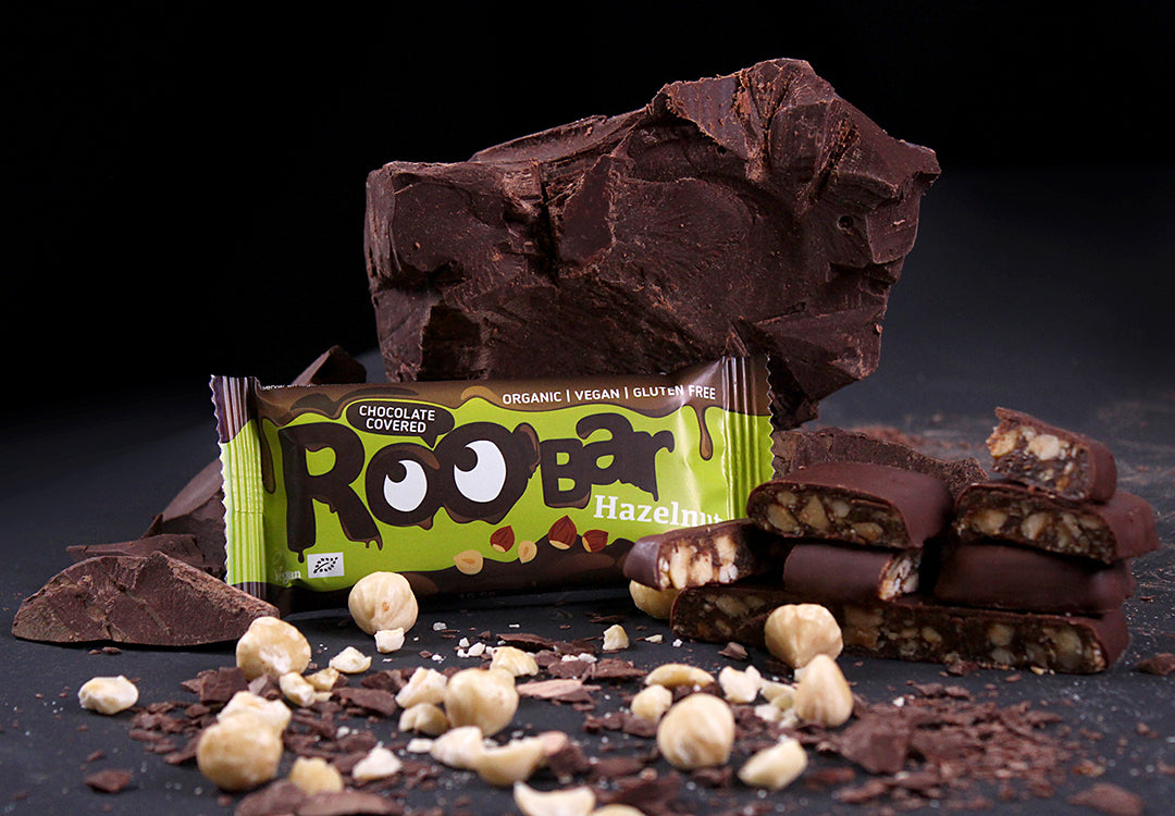 Bio Schokoriegel mit Haselnuss (16 Riegel)