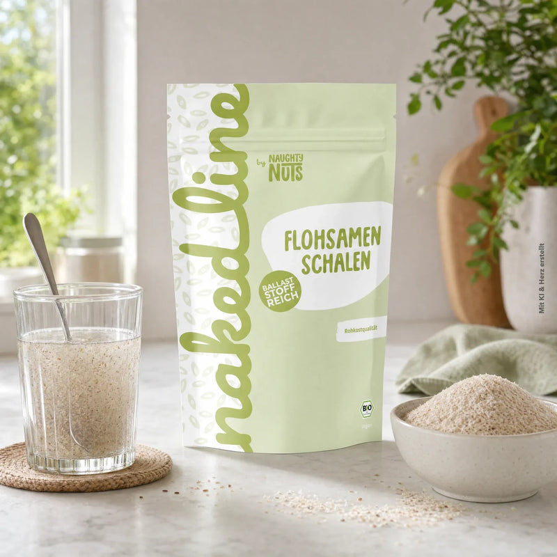 Flohsamen Schalen 500g | Quellender Frühstücksdrink
