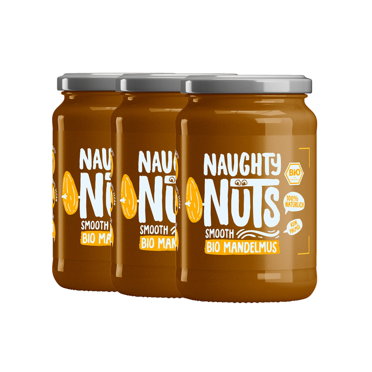 Bio Mandelmus Smooth (500g Glas)