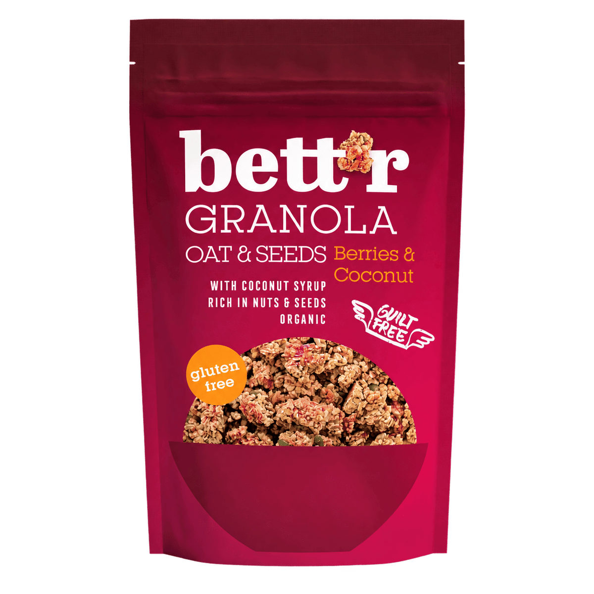 Bio Granola Berries & Coconut – Produktansicht