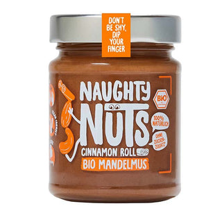 Naughty Nuts Nussbutter Bio Mandelmus Cinnamon Roll